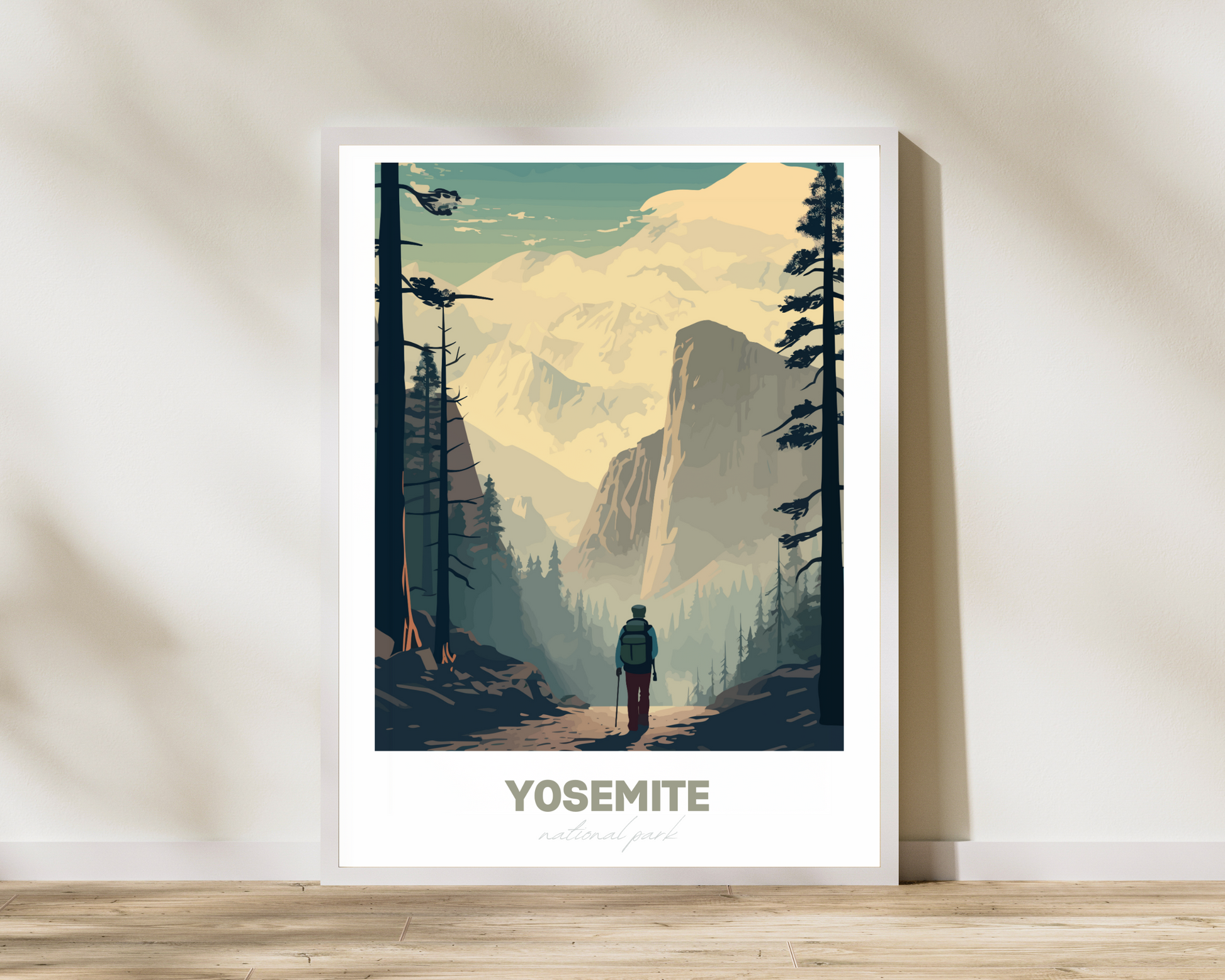 Yosemite National Park Travel Poster Print - Pitchers Design