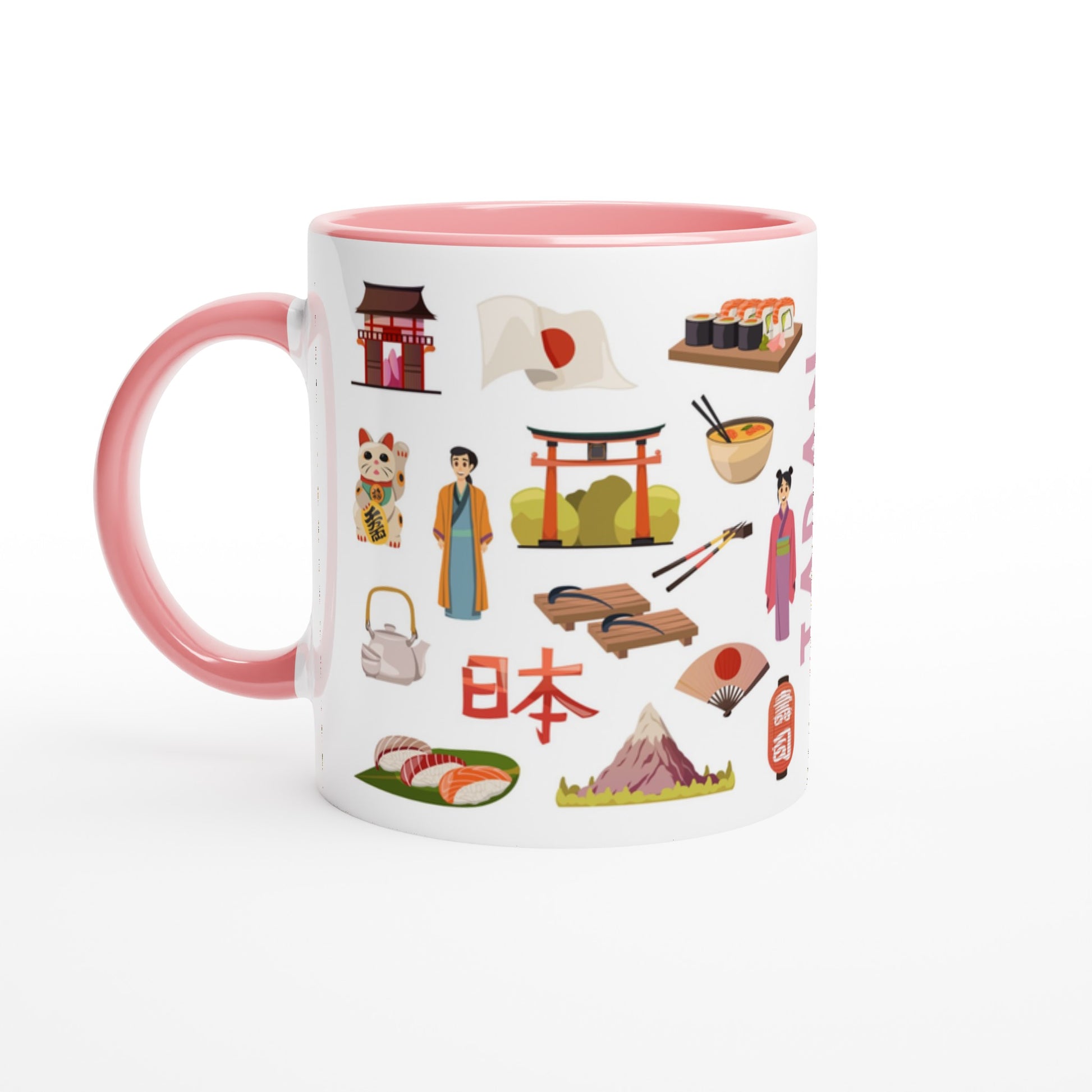 Japan Two Tone Ceramic Travel Mug, Starbucks Inspired - Pitchers Design